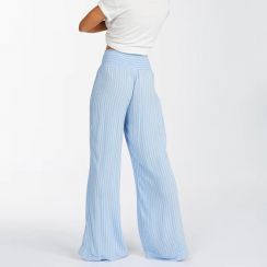 Casual Elastic High Waist Wide Leg Trousers
