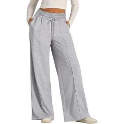 Women Casual Wide Leg Trousers 