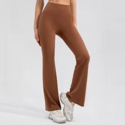 High Waisted Sportswear Workout Running Flared Pants