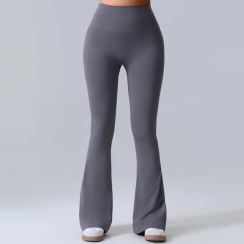 Slim High Waist Sports Flared Leggings