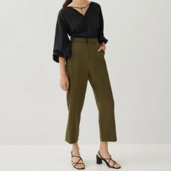 High Stretch Loose Casual Cropped Pants